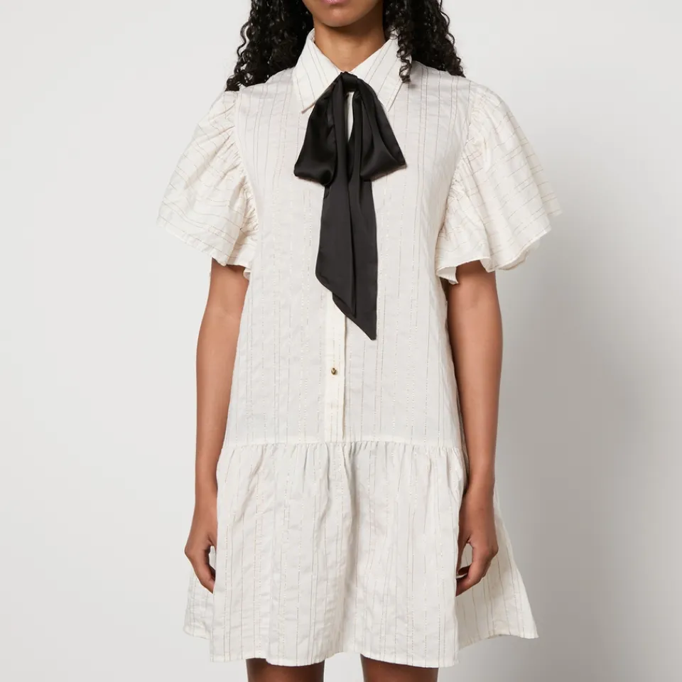 Dresses|Dresses|Toit Volant Stella Nova Striped Woven Mini Dress - DK 40/UK 14