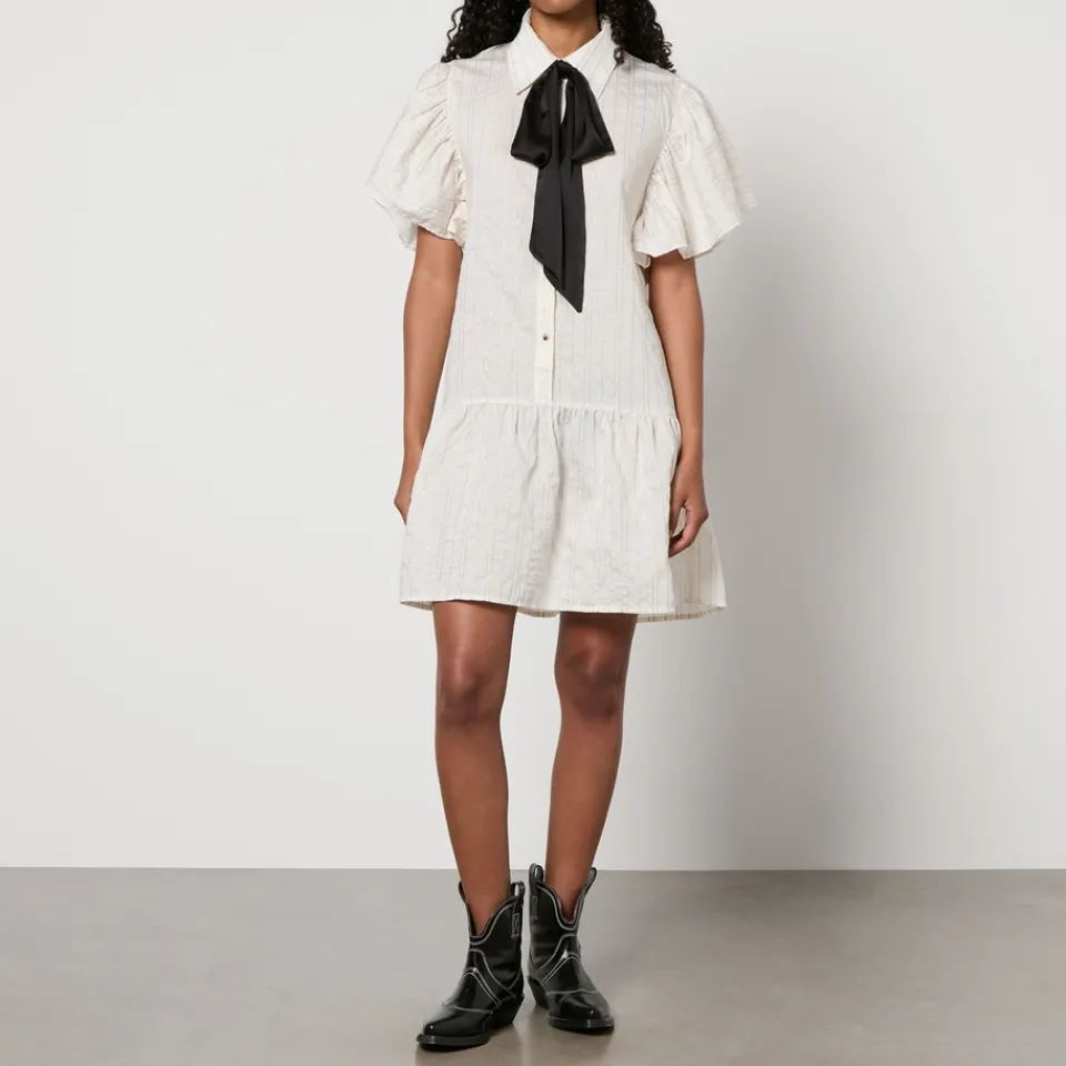 Dresses|Dresses|Toit Volant Stella Nova Striped Woven Mini Dress - DK 40/UK 14