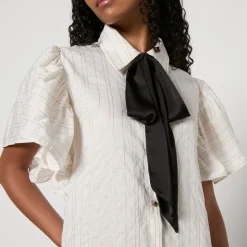 Dresses|Dresses|Toit Volant Stella Nova Striped Woven Mini Dress - DK 40/UK 14