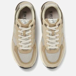 Trainers|Dr. Martens Stepney Workers Club Amiel S Suede and Mesh Trainers - UK 7