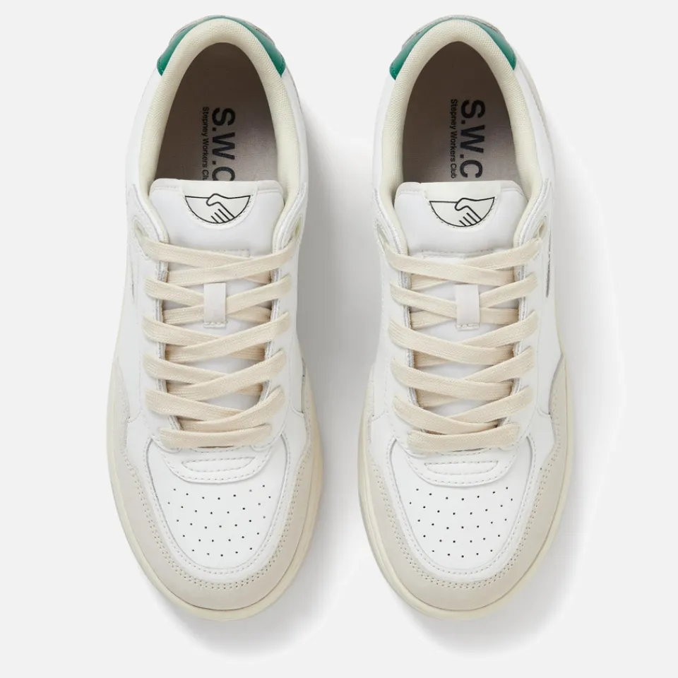Trainers|Stepney Workers Club Men's Pro-Cup 01 Leather Trainers - UK 7