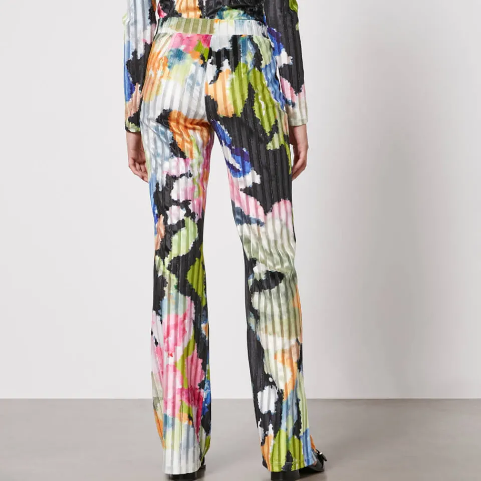 Trousers|Stine Goya Andy Printed Devoré Velvet Trousers - XS