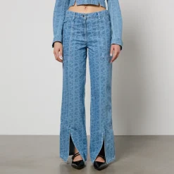 Jeans|Co-Ord Sets|Stine Goya Aoibhin Logo Denim Straight-Leg Jeans - W27