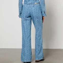 Jeans|Co-Ord Sets|Stine Goya Aoibhin Logo Denim Straight-Leg Jeans - W27