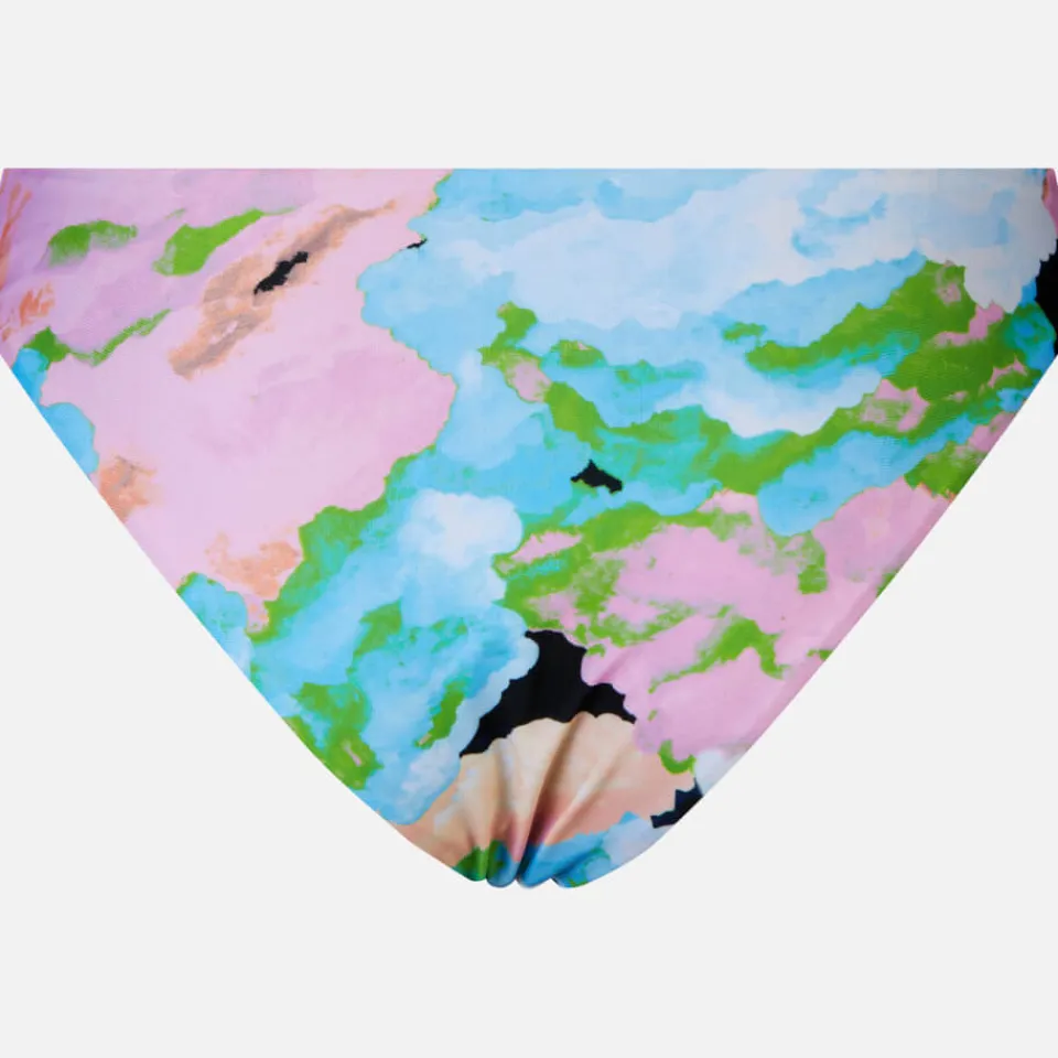 Swimwear|Swimwear|Autry Stine Goya Clouds Stretch-Jersey Bikini Bottoms - XXS