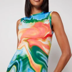 Dresses|Dresses|Dr. Martens Stine Goya Danya Printed Stretch-Jersey Midi Dress - XL/XXL