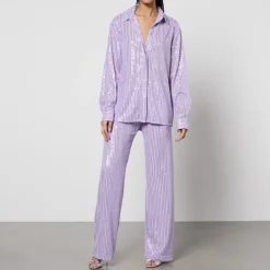 Co-Ord Sets|T-Shirts And Tops|Marques Almeida Stine Goya Edel Sequined Mesh Shirt - XS