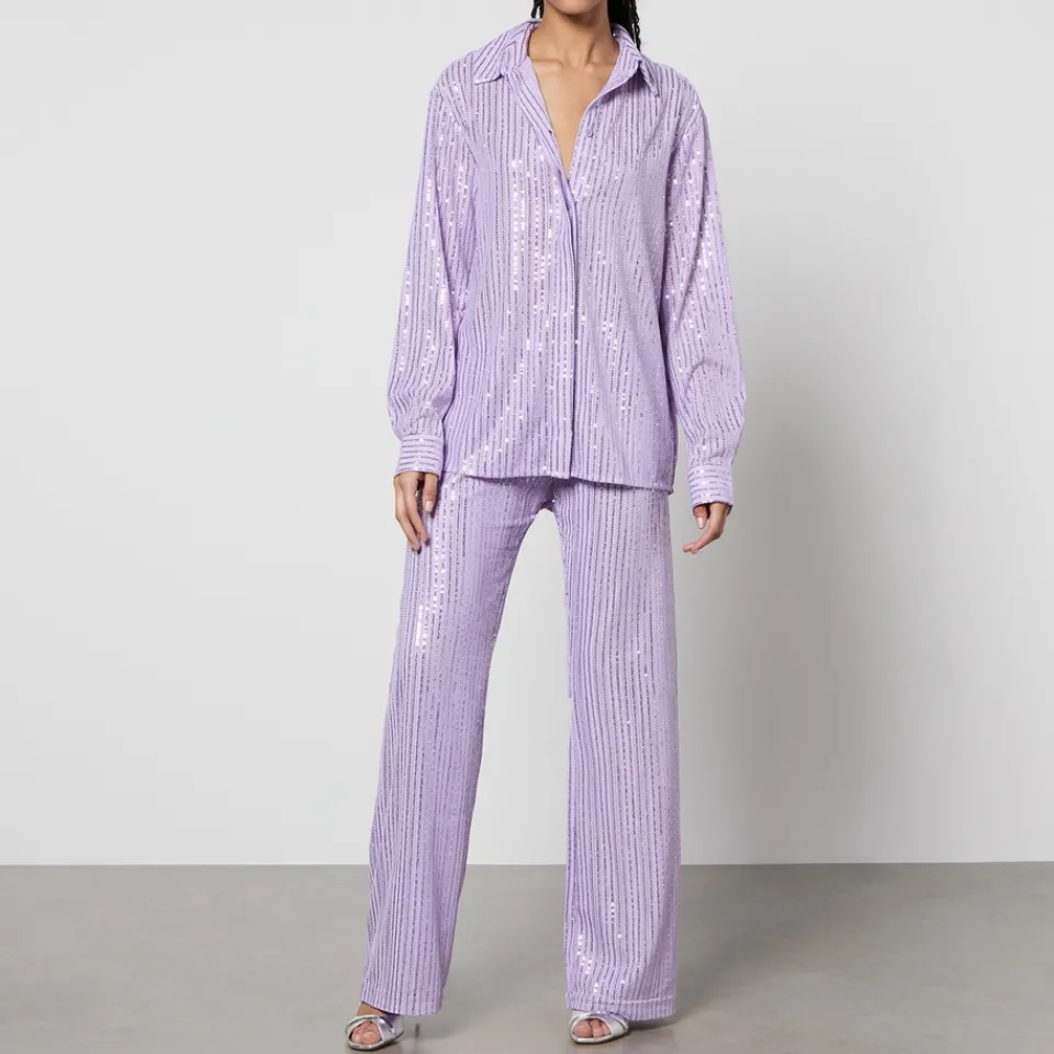 Co-Ord Sets|T-Shirts And Tops|Marques Almeida Stine Goya Edel Sequined Mesh Shirt - XS