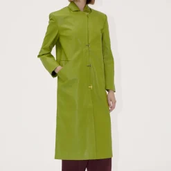 T-Shirts And Tops|Shirts And Blouses|Axel Arigato Stine Goya Faux Leather Coat - XL