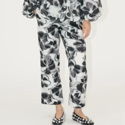 Trousers|Co-Ord Sets|Coach Stine Goya Floral-Jacquard Trousers. - S