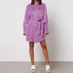 Dresses|Dresses|In The Mood For Love Stine Goya Isolde Sequined Gauze Mini Dress - XS