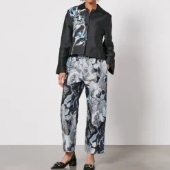 Trousers|Dr. Martens Stine Goya Isra Floral-Jacquard Wide-Leg Trousers - XS