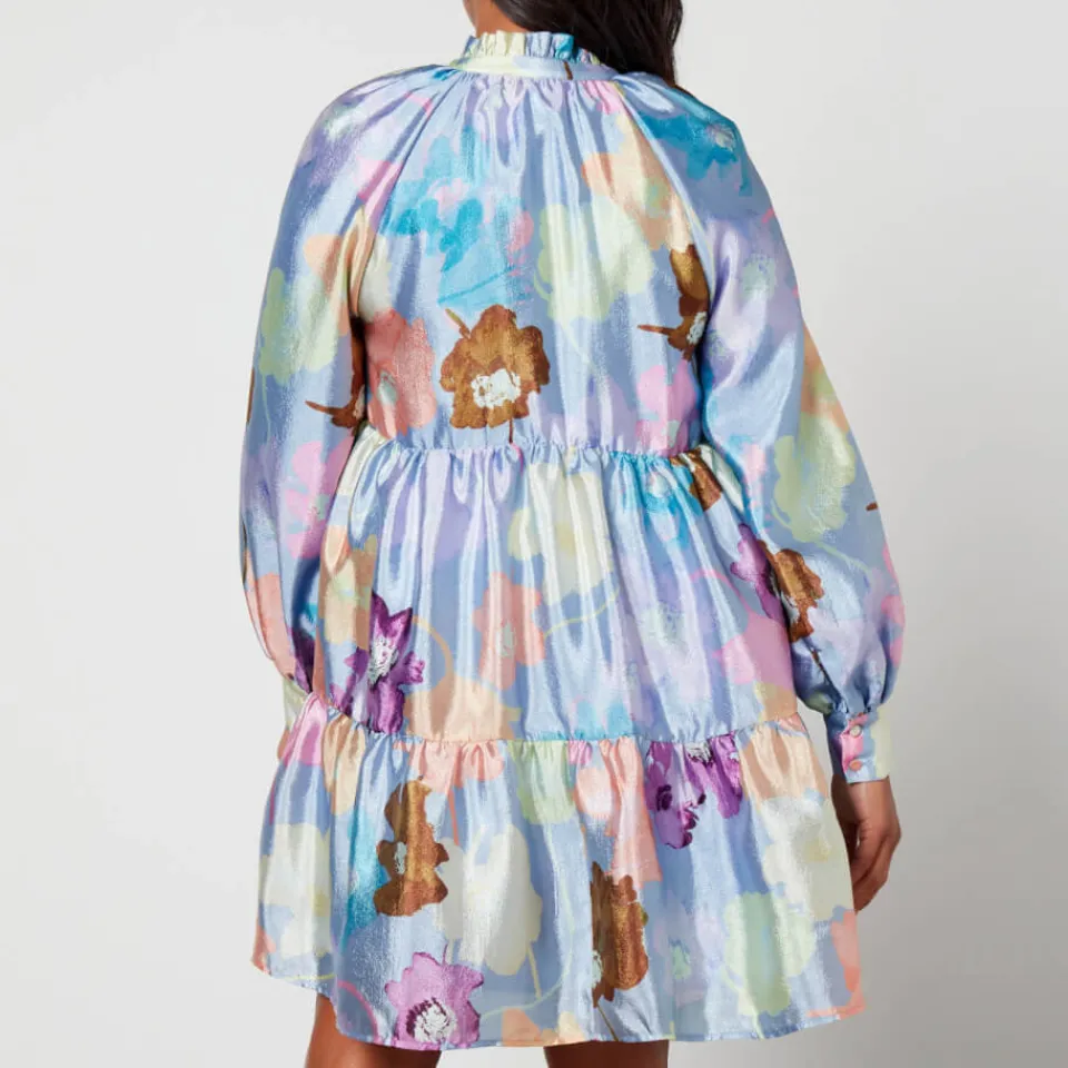 Dresses|Dresses|Cras Stine Goya Jasmine Printed Satin Mini Dress - XS