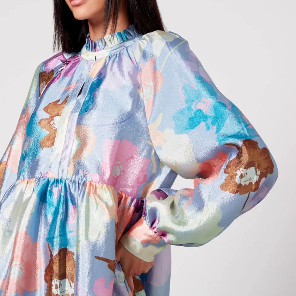 Dresses|Dresses|Cras Stine Goya Jasmine Printed Satin Mini Dress - XS