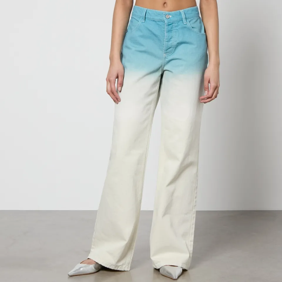 Trousers|Dr. Martens Stine Goya Joelle Tie-Dye Denim Wide-Leg Jeans - W27