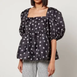 T-Shirts And Tops|Shirts And Blouses|Samsøe Samsøe Stine Goya Kinsley Floral-Print Organza Top - XS