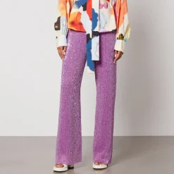 Trousers|Stine Goya Markus Sequined Jersey Trousers - XXS