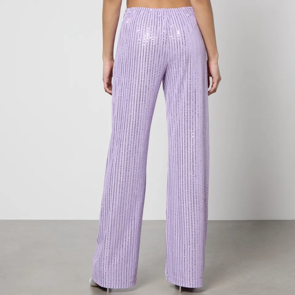 Trousers|Co-Ord Sets|Marques Almeida Stine Goya Markus Sequined Mesh Trousers - XS
