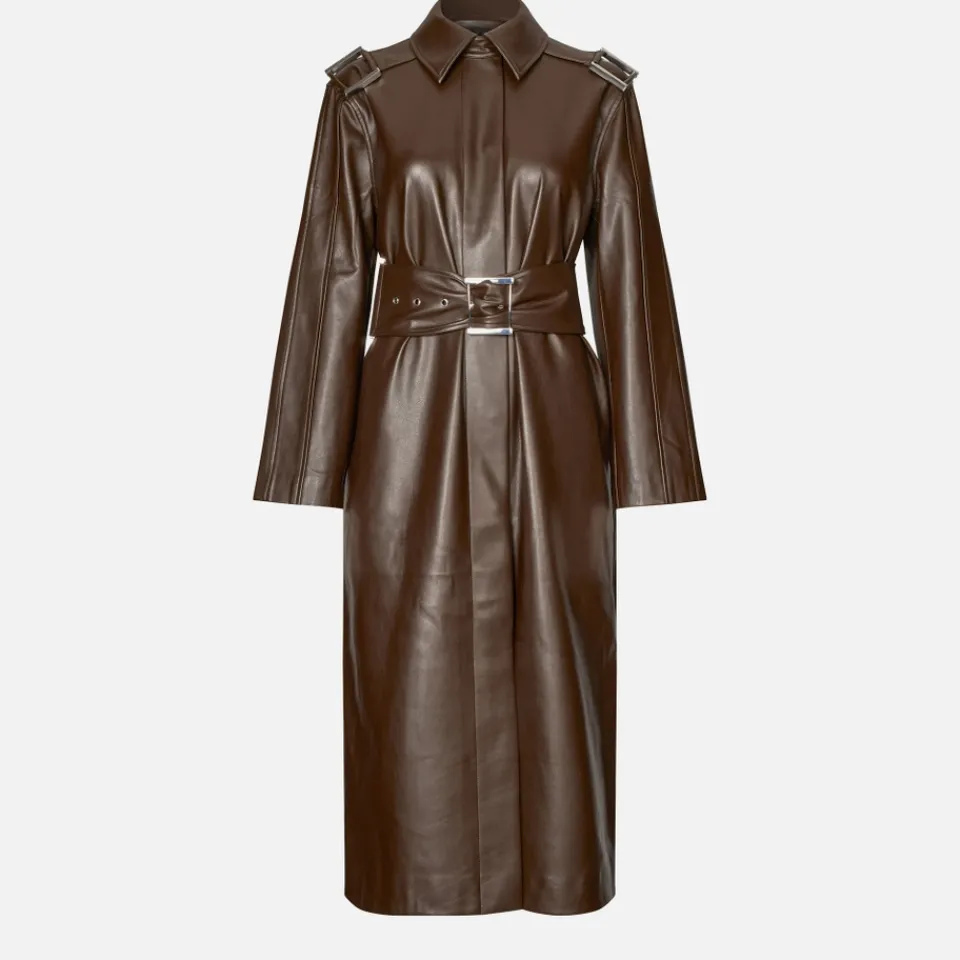 Jackets|Coats|Dr. Martens Stine Goya Oversized Faux Leather Trench Coat - XS