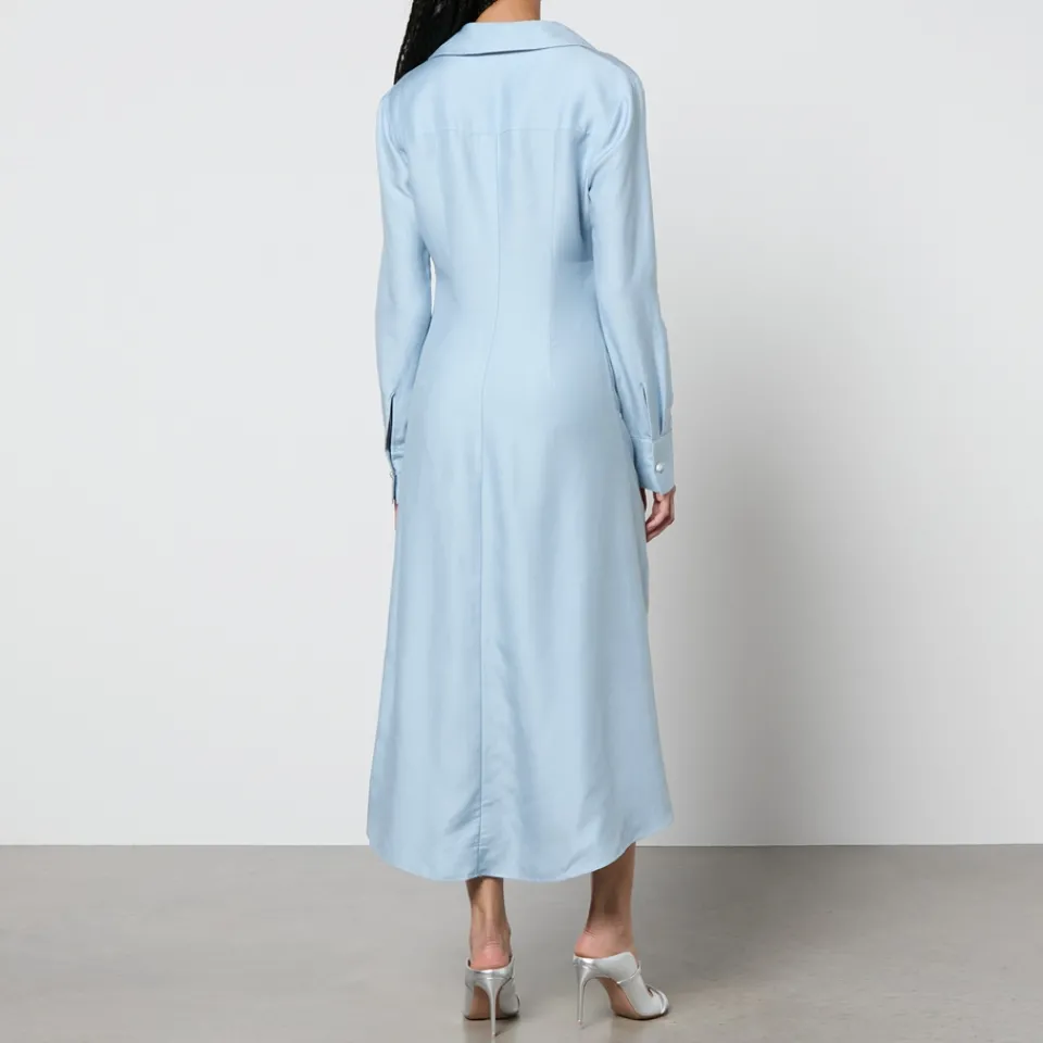 Dresses|Dresses|Stine Goya Spencer Poplin Wrap Midi Dress - S