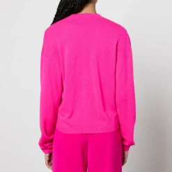 Co-Ord Sets|Knitwear|Good American Stine Goya Suanne Embellished Merino Wool-Blend Cardigan - S