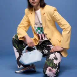 Jackets|Coats|Stine Goya Tailored Floral-Jacquard Satin Jacket - M