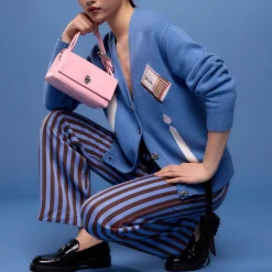 Knitwear|Dresses|Gucci Stine Goya V-Neck Intarsia Knit Cardigan - XS