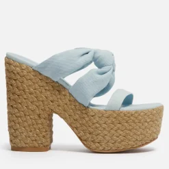 Heels|Sandals & Slides|Dr. Martens Stuart Weitzman Women's Playa Sohigh Espadrille Wedge Sandals - 4