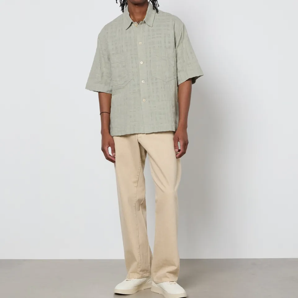 Shirts|Shirts|Dr. Martens Sunflower Adam Slub Woven Cotton Shirt - S