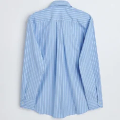 Shirts|Shirts|NN.07 Sunflower Base Cotton-Poplin Striped Shirt - M
