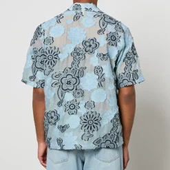 Shirts|Shirts|Sunflower Cayo Floral Appliqué Cotton-Gauze Shirt - L