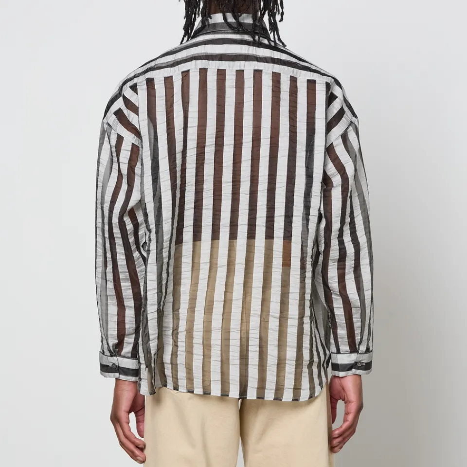 Shirts|Shirts|Dr. Martens Sunflower Men's Stable Long Sleeved Shirt - Grey Stripe - S