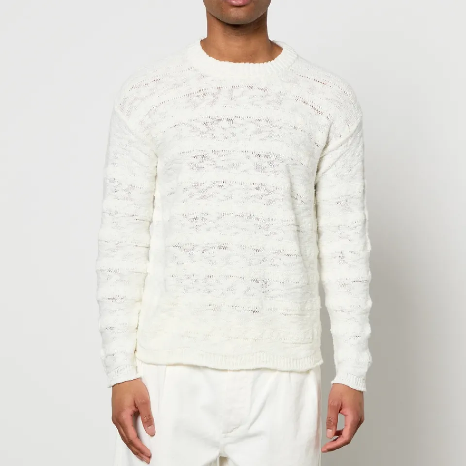 Knitwear|Polo Ralph Lauren Sunflower Repair Cotton-Blend Jumper - XL