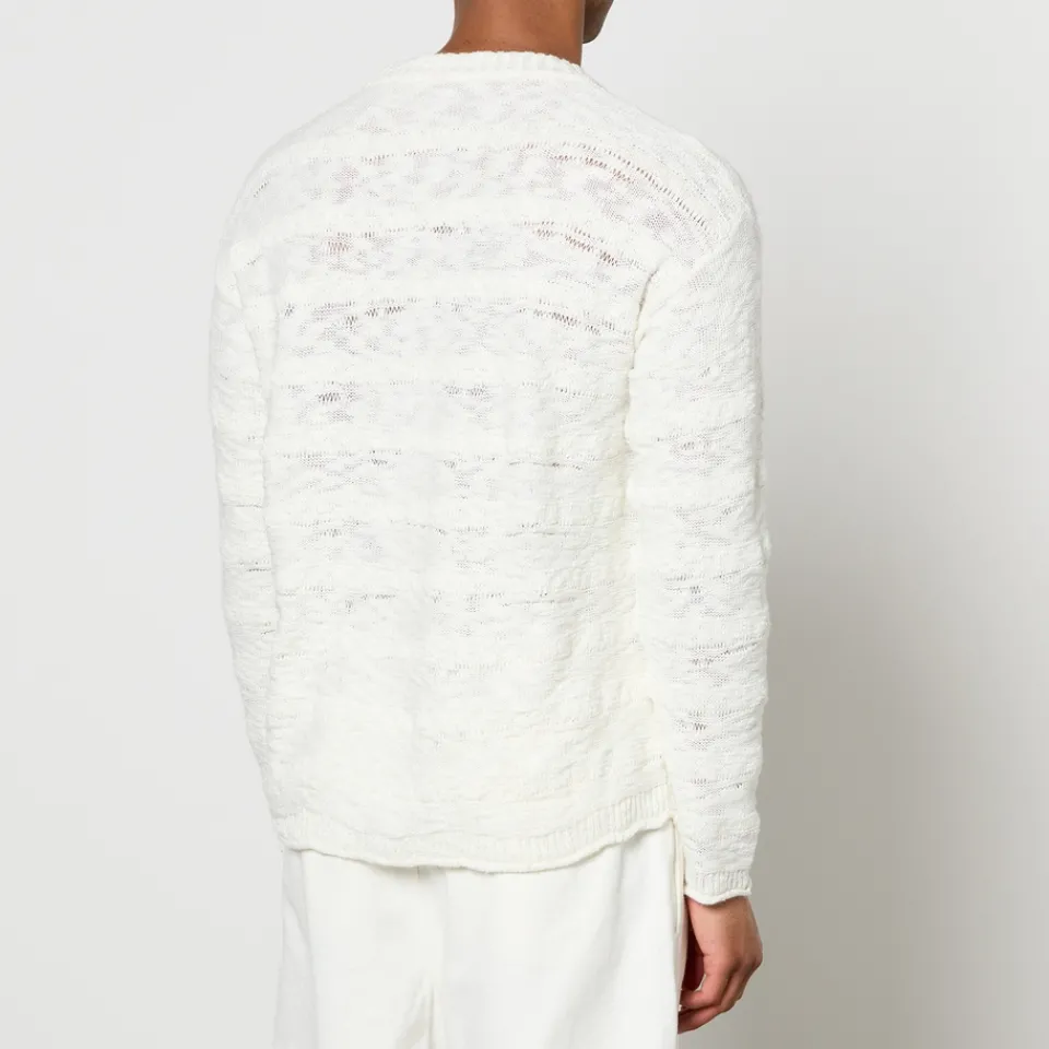 Knitwear|Polo Ralph Lauren Sunflower Repair Cotton-Blend Jumper - XL