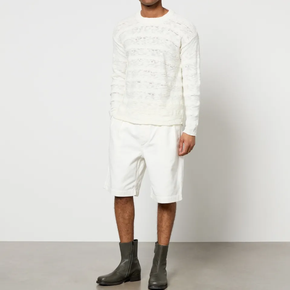 Knitwear|Polo Ralph Lauren Sunflower Repair Cotton-Blend Jumper - XL