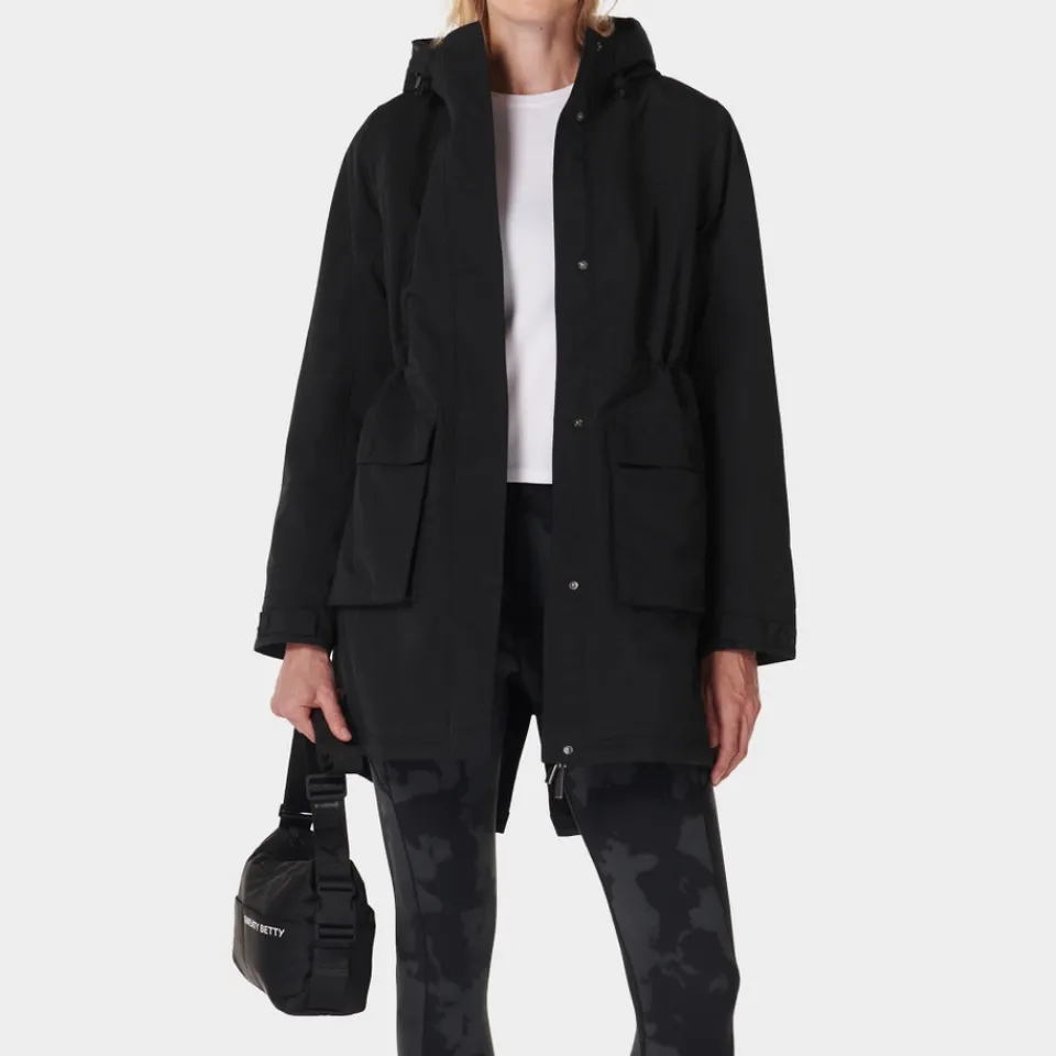 Sportswear|Jackets|Sorel Sweaty Betty Stride Matte Shell Parker Jacket - XS