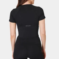 Sportswear|Loungewear|SUI AVA Sweaty Betty All Day Active Cropped Stretch-Jersey T-Shirt - XS