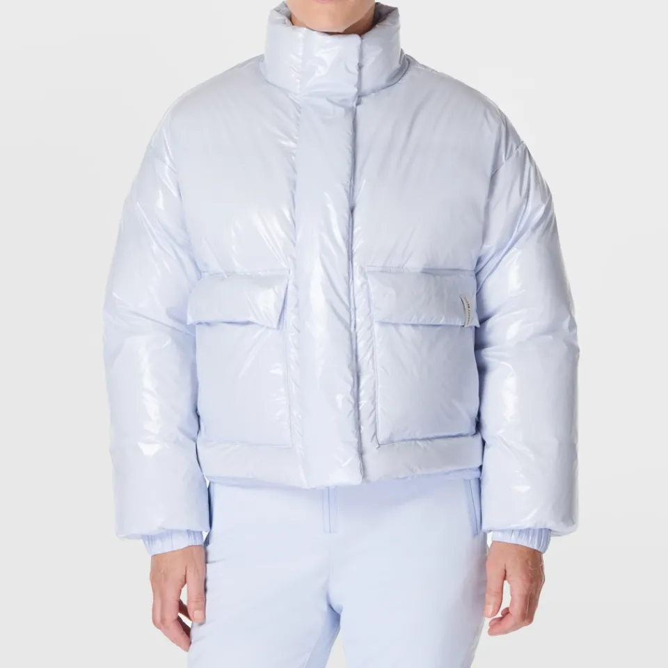 Sportswear|Jackets|Dr. Martens Sweaty Betty Cropped Ski Coated Shell Puffer Coat - XS