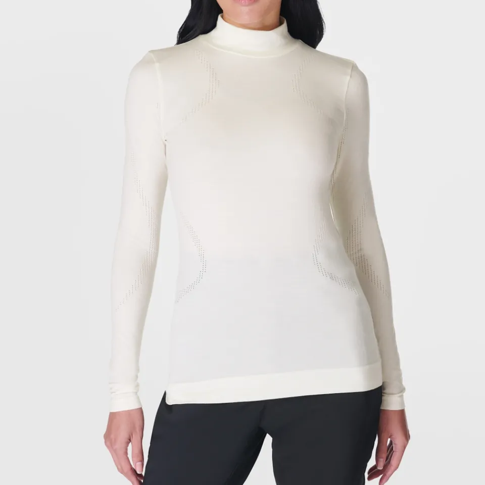 Sportswear|Knitwear|Dr. Martens Sweaty Betty Lumi Turtle Neck Stretch-Jersey Top - XS