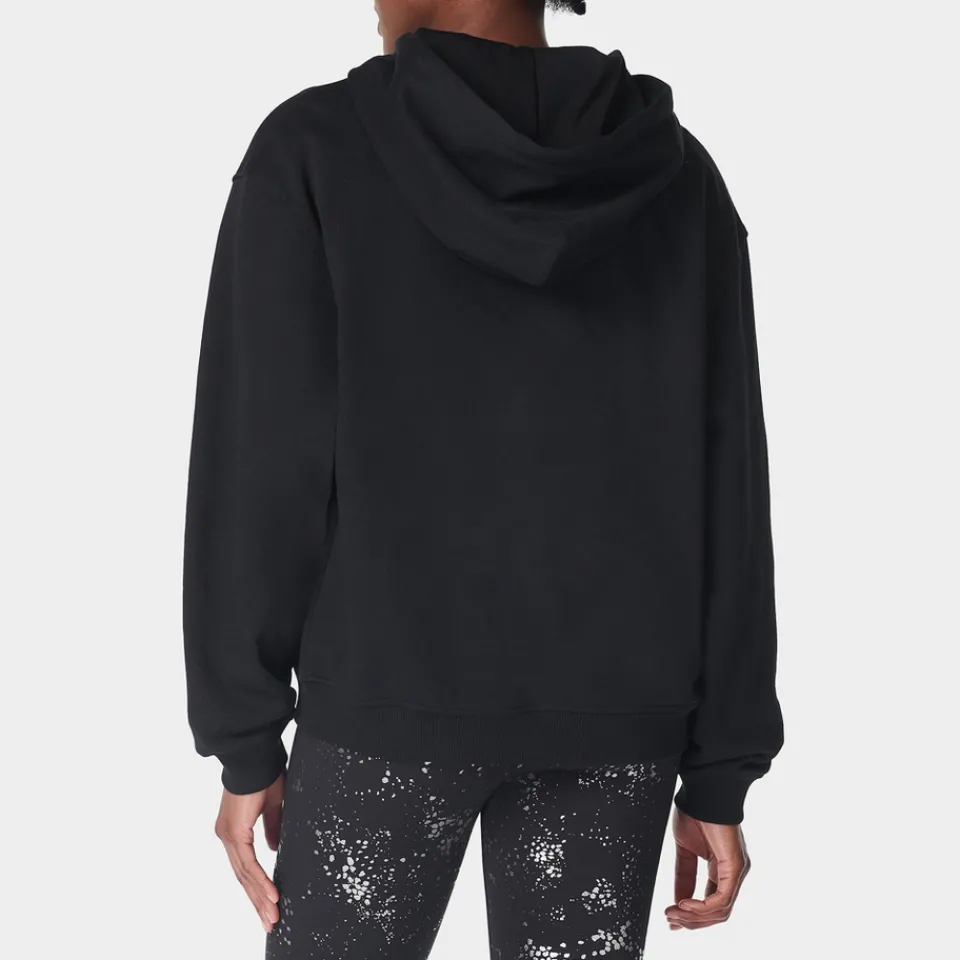 Sportswear|Loungewear|Ganni Sweaty Betty Revive Cotton-Blend Zipped Hoodie - XXS-XS