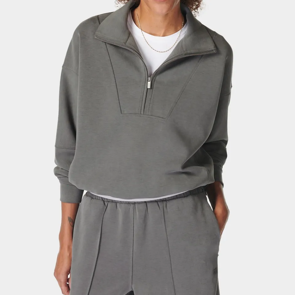 Sportswear|Loungewear|Nobody's Child Sweaty Betty Sand Wash Woven Sweatshirt - XL