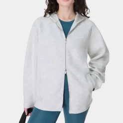 Loungewear|Sweatshirts|Rotate Sunday Sweaty Betty Wind Down Jersey Zipped Hoodie - XS