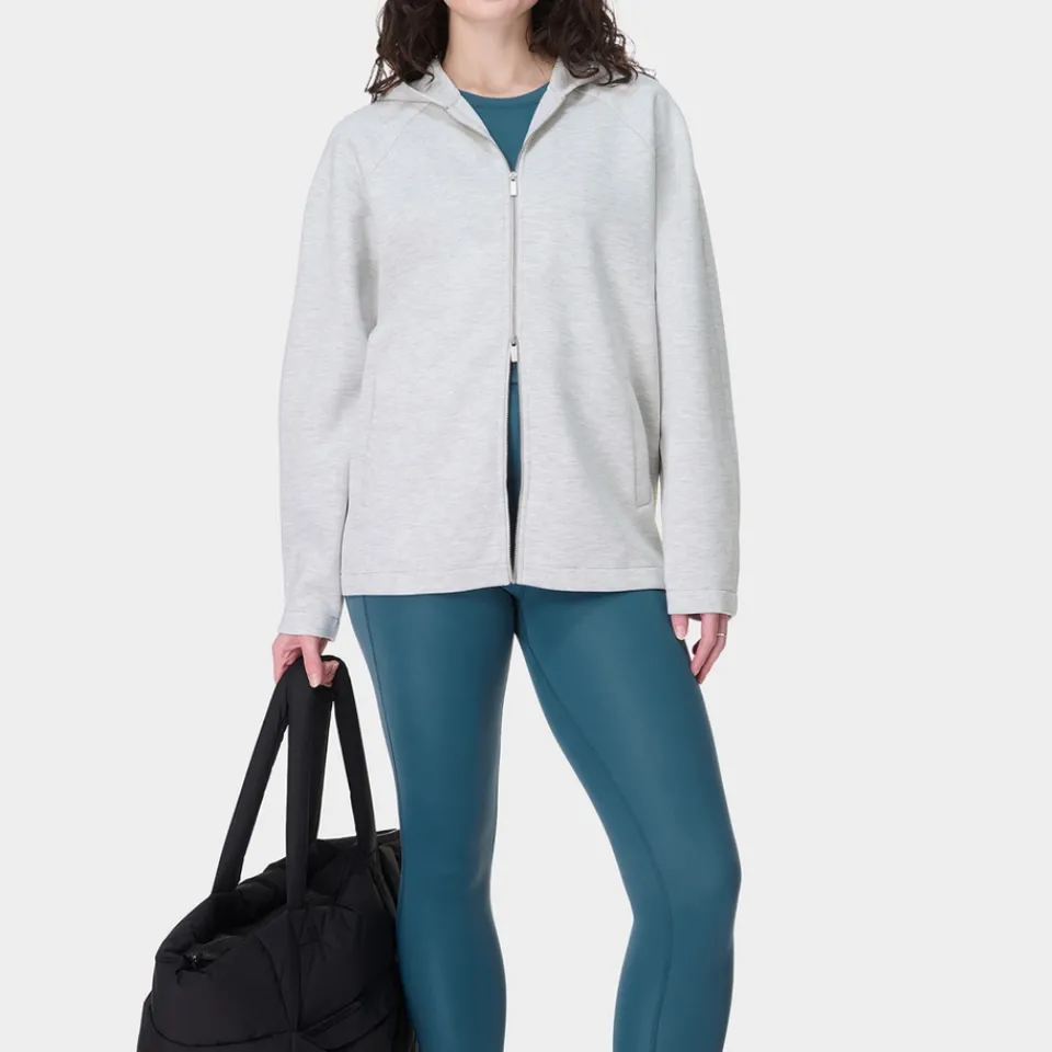 Loungewear|Sweatshirts|Rotate Sunday Sweaty Betty Wind Down Jersey Zipped Hoodie - XS