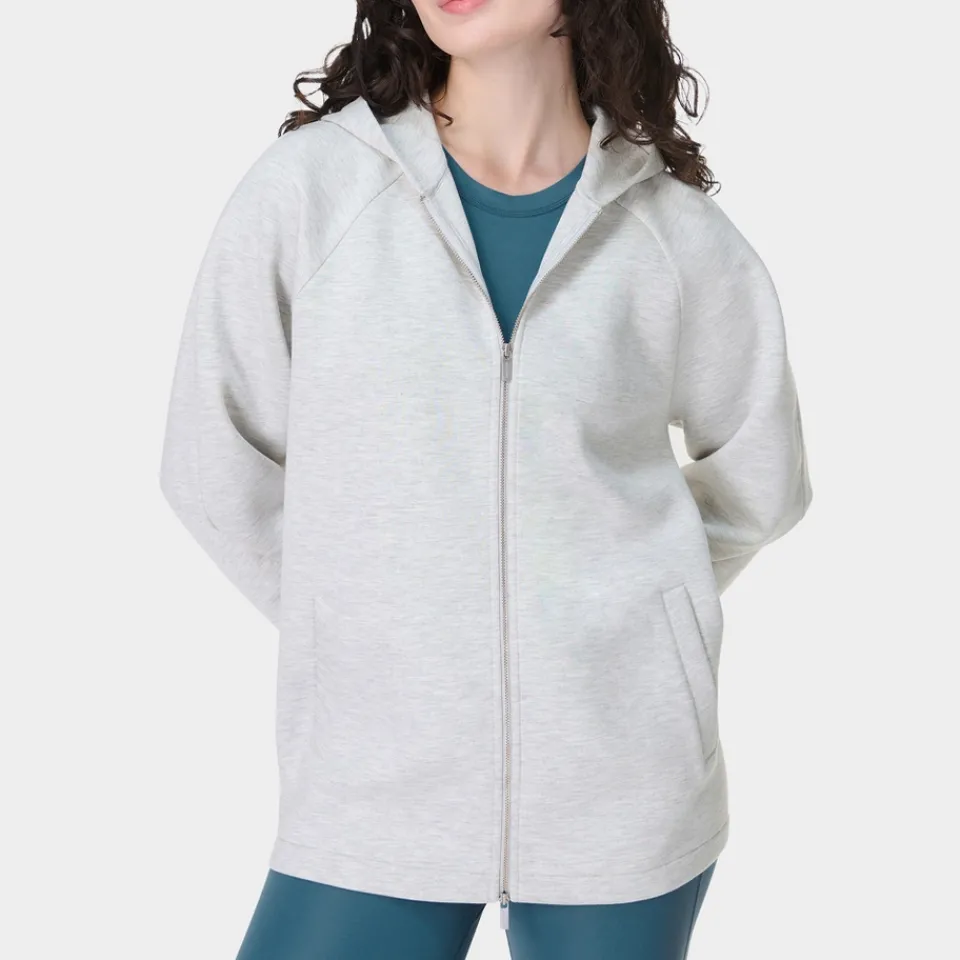 Loungewear|Sweatshirts|Rotate Sunday Sweaty Betty Wind Down Jersey Zipped Hoodie - XS