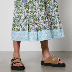 Dresses|Dresses|Stine Goya SZ Blockprints Divya Floral-Print Cotton-Poplin Dress - M