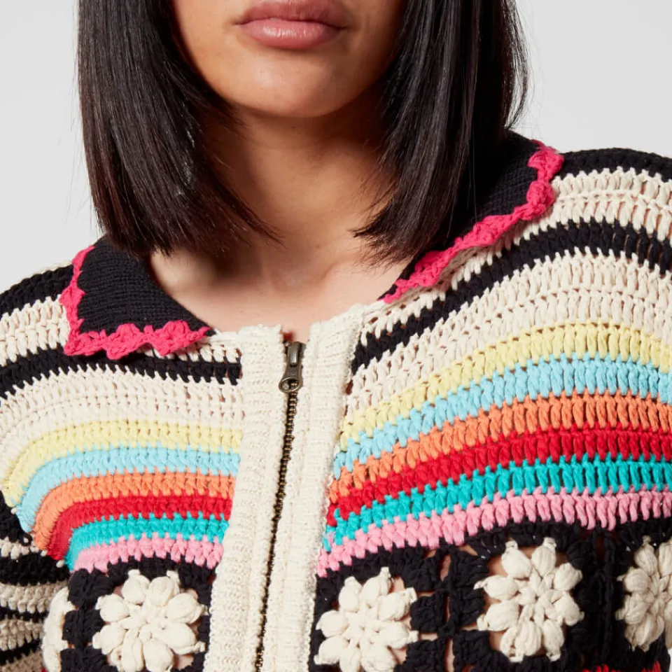 Knitwear|Dr. Martens Tach Lenu Crocheted Cotton Cardigan - XL