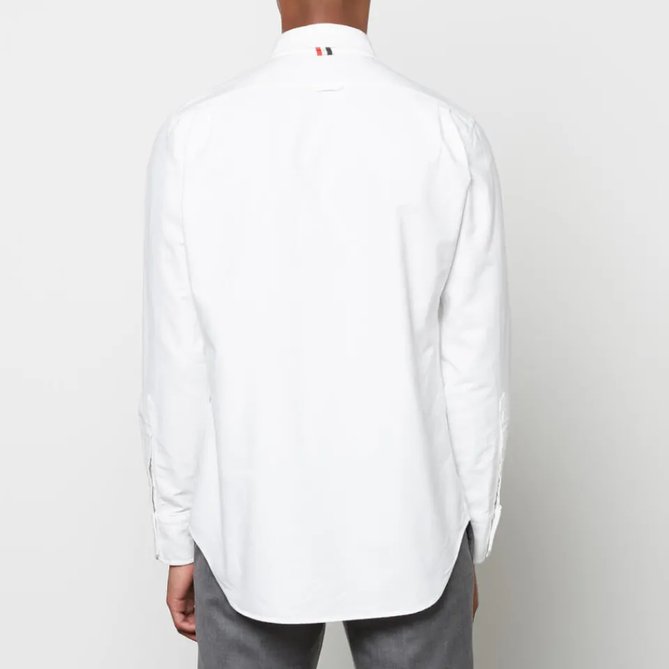 Shirts|Shirts|Thom Browne Men's Classic Fit Oxford Shirt - White - 5/XXL