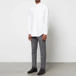Shirts|Shirts|Thom Browne Men's Classic Fit Oxford Shirt - White - 5/XXL