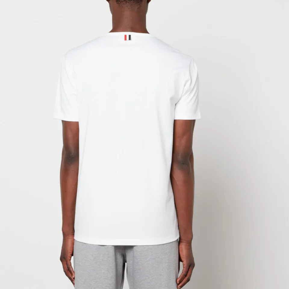 T-Shirts|T-Shirts|Lacoste Thom Browne Men's Pocket T-Shirt - White - 1/S