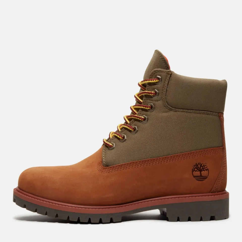 Boots|Timberland Men's Premium 6 Inch Workwear II Nubuck Boots - UK 7